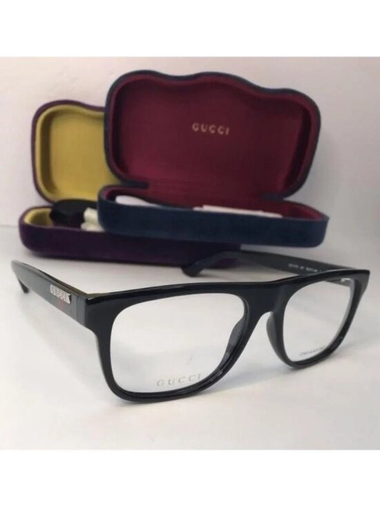 ? Original GUCCI GG1117O FLAT TOP FRAMES IN BLACK main image 7